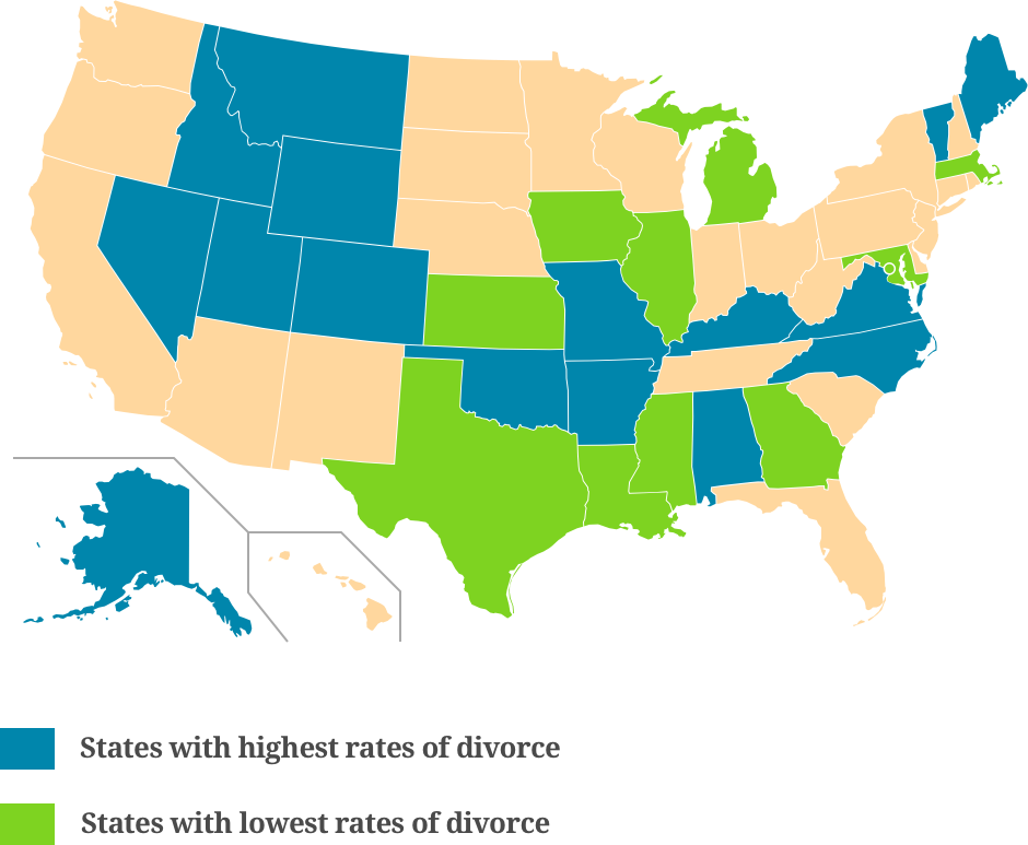 Divorce Rate In America 2024 Percentage - Rivy Vinita